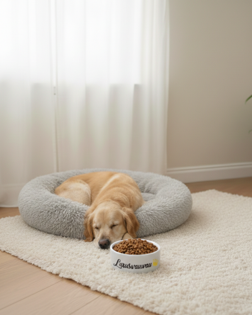 Nutze den Fellando Rabattcode Ella für 10% Rabatt auf personalisierte Hundenäpfe & orthopädische Hundebetten. Mein Test zu Qualität, Shop & Hundegesundheit mit Code: ELLA