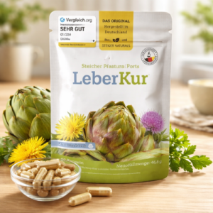 Meine ehrlichen Steiger Naturhof Leberkur Erfahrungen. Wie ich die Kur vertragen habe & warum ich sie regelmäßig mache. Jetzt lesen und Reset starten!