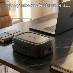 Smarte Lunchbox mit Dampffunktion von steasy für gesundes Meal Prep und schonendes Erwärmen ohne Mikrowelle, Steasy Rabattcode Glamourella10