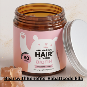 Bears with Benefits Erfahrungen - Biotin Haargummibärchen mit Rabattcode ELLA