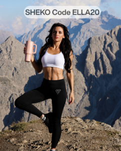 SHEKO Multi Kollagen Pulver und SHEKO Shake Vanille für Haut, Gelenke und gesunde Gewichtsabnahme Sheko Gutscheincode ELLA20 SHEKO Erfahrungen – Leckerer Mahlzeitenersatz Abnehmshake und SHEKO Tumbler Rosé mit 20% SHEKO Rabattcode Ella20