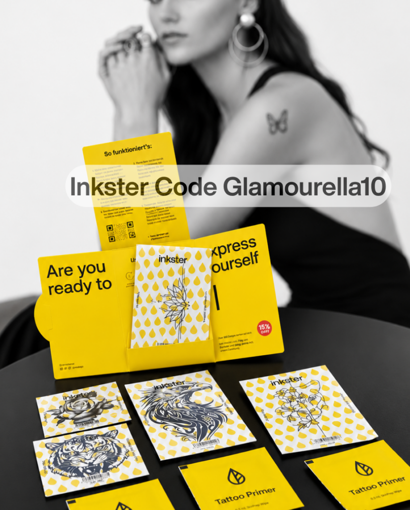 Inkster Erfahrungen mit dem Schmetterling Tattoo – Temporäres pflanzliches Fake Tattoo mit 10% Rabattcode Glamourella10